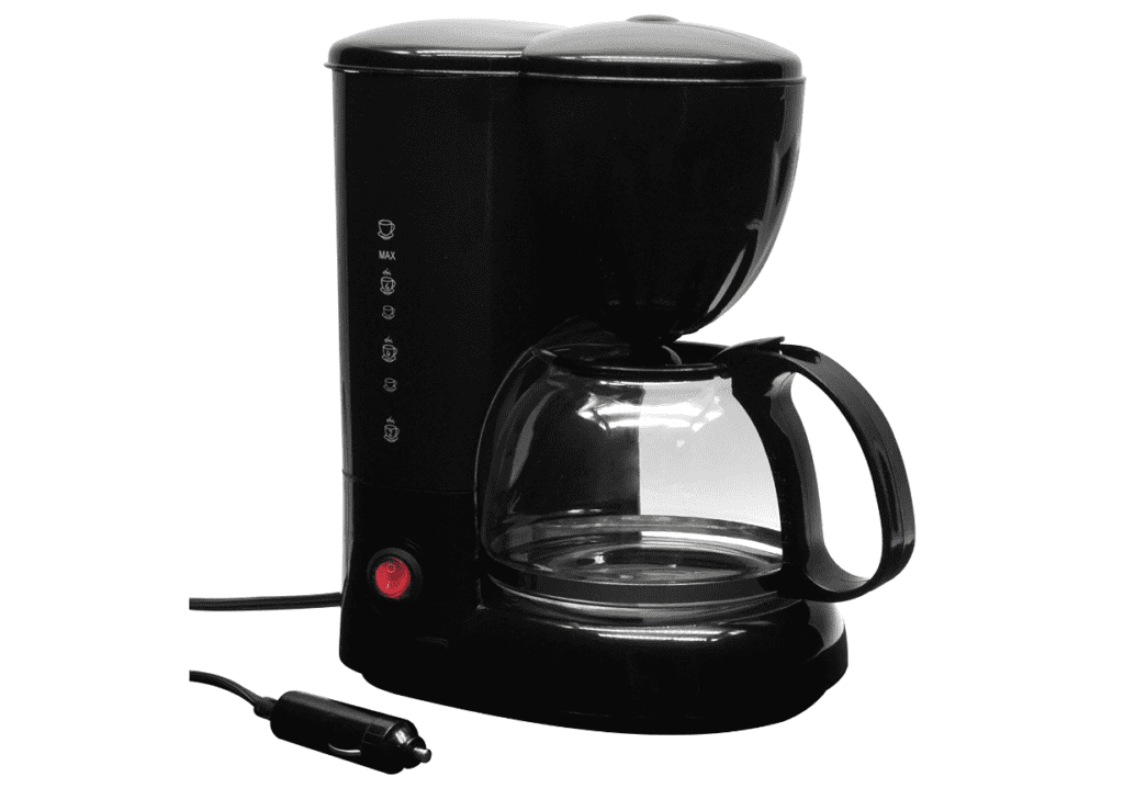 Road Pro 12 Volt Coffee Maker With Glass Carafe